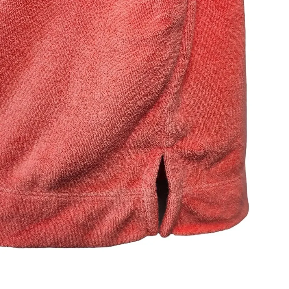 Janie and Jack Swimsuit Terry Cloth Cover-Up in Coral Pink 18 to 24 Months